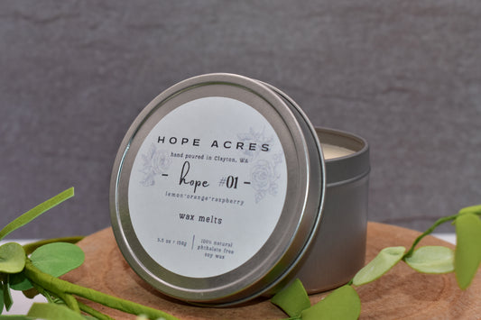 Hope #01 Wax Melt Tin 5oz