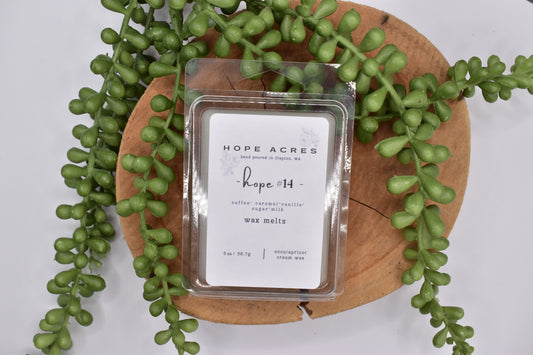 hope #14 Wax Melts Coco/Apricot Creme 2oz